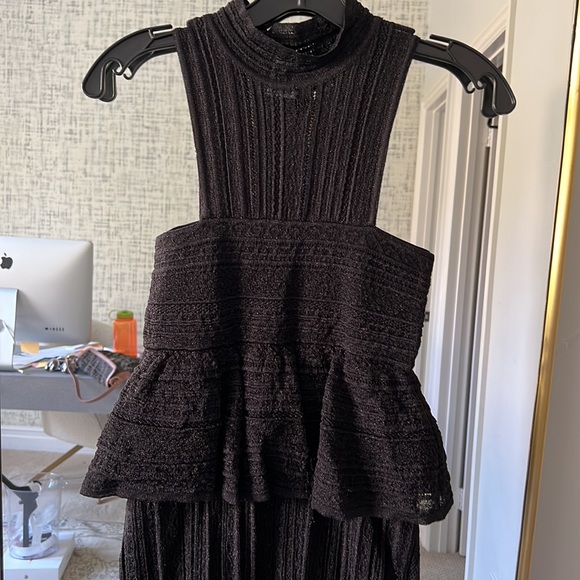 Missoni black sparkle knit ruffle dress - Picture 3 of 13